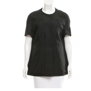 MARNI Cap Sleeve Black Jacket 40
